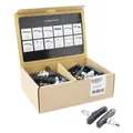 BRAKE SHOE HOLDER MTB V-BRAKE TO SCREW DEPORTE ELVEDES 72 mm BLACK (BOX OF 25 PAIRS)