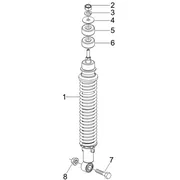 Suspension arrière - Amortisseur/s
