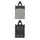 BRAKE PAD SET POLINI FOR ATALA 50 CAROSELLO/GILERA 50 EAGLET/MALAGUTI 50 F15/MBK 50 X-LIMIT/YAMAHA 50 DT R (L 32 mm - H 57 mm - P 5.5 mm) (174.0012) (ORIGINAL)