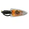 FLASHER-FRONT-LEFT/REAR-RIGHT (WITH BULB) "PIAGGIO GENUINE PART" 50-125 RS 2006>2010  -860975-