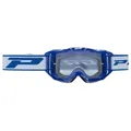MASQUE/LUNETTES CROSS PROGRIP 3303 TR VISTA BLEU ECRAN TRANSPARENT ANTI-RAYURES/ANTI U.V./ANTI-BUEE (HOMOLOGUE CE-EN-N- AC-96025 REV.2)