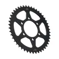 ADAPTABLE MOTORCYCLE REAR SPROCKET CF MOTORCYCLE 650 GT 2021>2023, 650 MT 2016>2021, 700 CF-X 2021>2023/KAWASAKI 650 Z650 2017>2024 520 46 DTS STEEL BLACK (DIAMETER 80/104/10.5) -JT SPROCKETS