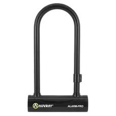 ANTIVOL VELO U AUVRAY ALARM PRO 98 x 250 NOIR DIAM 14 mm A CLE AVEC ALARME SONORE 120db NIVEAU SECURITE 8/10 - HOMOLOGUE SRA, ART*** / VELO SRA