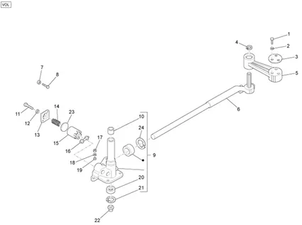 Articulation de direction