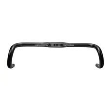 ROAD HANDLEBAR ERGOTEC RANDONNEUR ALUMINIUM BLACK DIAMETER 31.8 mm L 420/490 mm (APPROVED LEVEL 5)