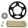 KIT CHAINE ADAPTABLE APRILIA 660 RS 2020> 520 17x43 (DIAM COURONNE 100/120/10.50) (DEMULTIPLICATION ORIGINE) -AFAM