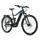 ELECTRIC BICYCLE/E-BIKE TREKKING BIKE 29 LEADER FOX AXEN ALL SUSPENSION MEN'S BLUE MATTE 10-SPEED MID-DRIVE MOTOR PANASONIC GX ULTIMATE 36-SPEED 90NM BATTERY 20AH (FRAME 19,5" - H50CM - L - ADULT OF 178 cm TO 185 cm)