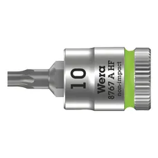 DOUILLE TORX WERA 8767 A ZYKLOP 1/4 T10 LONGUEUR 28 mm (VENDU A L'UNITE) -MARQUE ALLEMANDE POUR LES ATELIERS