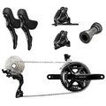 GROUPE ROAD SHIMANO 105 R 7120 DISC BLACK 12-SPEED 172.5 IN 50-34 WITHOUT DISQU E (SPECIAL OFFER)