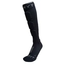 SOCKS OF PROTECTOR MTB SERYT SHELTER ANTIBACTERIEN FOR CHEVILLE AND TIBIA BLACK/GREY 43/47 - HEIGHT 21 cm (PAIR)