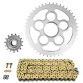 KIT CHAINE ADAPTABLE DUCATI 821 HYPERMOTARD 2013>2015, HYPERMOTARD SP 2013>2015 525 15x45 (DIAM COURONNE 60/110/38) (DEMULTIPLICATION ORIGINE) -AFAM