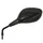 ADAPTABLE REAR-VIEW MIRROR KYMCO 50-125 AGILITY R16 2008>2016, 50 AGILITY RS NAKED 2010>2019, 50-125 SUPER 8 2008> LEFT BLACK (OEM: 00188038/00188001) (CE APPROVED) -P2R