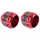 ECROU PROTECTION ANTICHUTE FIXATION MOYEU POUR TROTTINETTE KUKIRIN G2 MASTER/SMARTGYRO RYDER METAL ROUGE -SELECTION P2R
