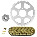 KIT CHAINE ADAPTABLE SUZUKI 125 DR S 1985>1994 428 16x53 (DIAM COURONNE 64/84/8.5) (DEMULTIPLICATION ORIGINE) -AFAM