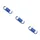 RESSORT EMBRAYAGE SCOOT MALOSSI POUR EMBRAYAGE DELTA/FLY CLUTCH MBK 50 BOOSTER, NITRO/YAMAHA 50 BWS, AEROX/APRILIA 50 SR/MALAGUTI 50 F12 (3 RESSORTS BLEU DIAM 2,1mm)