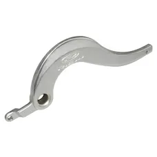 PEDAL OF BRAKE 50CC GEARED MOTORCYCLE OEM FOR RIEJU 50 MRX, SMX ALUMINIUM SILVER (OEM 0/000.730.0710)