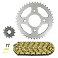KIT CHAINE ADAPTABLE MASH 125 SEVENTY FIVE 2012>2016, CAFE RACER 2012>2016, SIXTY FIVE 2014>2015, SCRAMBLER 2012>2016 428 13x42 (DIAM COURONNE 58/90/10.5) (DEMULTIPLICATION ORIGINE) -AFAM