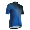 CYCLING JERSEY GIST SUMMER FLOW SLEEVES SHORT ZIP TOTAL BLUE L -5349