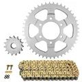 KIT CHAINE ADAPTABLE SUZUKI 1200 GSF S BANDIT 1996>2005, GSF N BANDIT 1995>2005 530 15x45 (DIAM COURONNE 76/100/10.5) (DEMULTIPLICATION ORIGINE) -AFAM