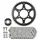 ADAPTABLE CHAIN KIT SUZUKI 1200 GSF S BANDIT 1996>2005, GSF N BANDIT 1995>2005 530 15X45 (DIAMETER REAR SPROCKET 76/100/10.5) (OEM GEARING) -JT SPROCKETS