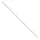 RAYON RENFORCE INOX ARGENT 2,0mm AVEC TETE COUDEE EN 2,3mm L 264mm AVEC ECROU (VENDU A L'UNITE)