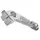 BIELLETTE COMMANDE EMBRAYAGE 50 A BOITE ADAPTABLE DERBI 50 SENDA, GPR/GILERA 50 SMT, RCR LIGHTY ALU ARGENT -REPLAY
