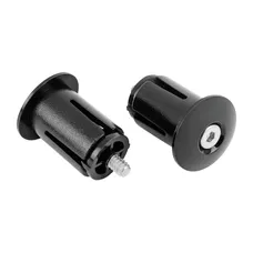 HANDLEBAR END PLUG NEWTON WITH EXPANDEUR BLACK (PAIR) DIAMETER. INTER 18.2 mm AND EXTER 25.2 mm