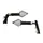 CLIGNOTANT MOTO AVOC MITO 15 LEDS BASE ABS TRANSPARENT/NOIR (L 90mm / H 35mm / L33mm) (HOMOLOGUE ECE) (PAIRE)