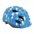 CASQUE VELO ENFANT POLISPORT FUN TRIP BLEU TAILLE 48-52cm AVEC MOLETTE ET ECLAIRAGE LED (VENDU SUR CARTE)