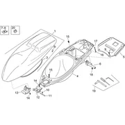 Selle - compart.p-casque