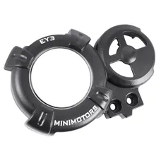 COUVERCLE/CACHE D'ECRAN DE PROTECTION D'ECRAN POUR TROTTINETTE MINIMOTORS EY3 NOIR -SELECTION P2R