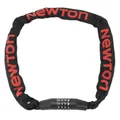 ANTIVOL VELO CHAINE A COMBINAISON NEWTON DIAM 5,5 mm LONG 1,00 M NOIR CODE A 4 CHIFFRES REGLABLE