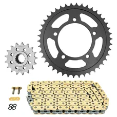 KIT CHAINE ADAPTABLE APRILIA 1200 CAPONORD 2013>2016, 1200 CAPONORD RALLY 2015>2019 525 17x42 (DIAM COURONNE 100/120/10.25) (DEMULTIPLICATION ORIGINE) -AFAM