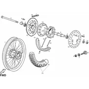 Roue arrière