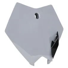 PLAQUE NUMERO/TETE DE FOURCHE 50 A BOITE UNIVERSEL REPLAY TYPE KTM GRIS NARDO SANS ECLAIRAGE