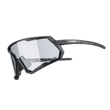 CYCLING GLASSES ADULT GIST MASK MONTURE BLACK VERRES PHOTOCHROMIQUES QUI S'ADAPTENT AUTOMATIQUEMENT TO LA LUMINOSITE PROTECTOR 100% UV - (VERRE CAT 1-3)