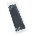 COLLIER DE SERRAGE NYLON TYPE RILSAN 4,8x300mm NOIR (VENDU PAR 100) -SELECTION P2R