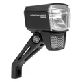 BICYCLE LIGHT E-BIKE FRONT ON FORK TRELOCK LS 830-T LIGTHAMMER 6/12-SPEED 80LUX BLACK - FOR VOIR TO 100 M AND VISIBLE TO 5,5 KM -HOMOLOGATION STVZO