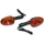 CLIGNOTANT SCOOT ADAPTABLE MALAGUTI 50 F10 2003> AR ORANGE/NOIR (PAIRE) ** -SELECTION P2R