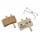 DISC BRAKE PAD SET MTB AVID JUICY 3/5/7, ULTIMATE AND BB7 (ELVEDES HARD SEMI-METAL) (PAIR CARDED)
