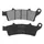 PLAQUETTE DE FREIN POLINI POUR APRILIA 125-250-300-500 SCARABEO / MALAGUTI 250 MADISON / PEUGEOT 150 LOOXOR / KYMCO 300 PEOPLE, 125 X-TOWN, 350 DOWNTOWN (174.0096) (ORIGINAL)