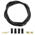 BRAKE HOSE FOR DISC BRAKE TYPE SHIMANO BH59 BLACK - WITH 4 RACCORDS OLIVES AND PINS FOR CABLE HOUSING HYDRAULIC DEORE/ALIVIO/ALTUS LENGTH 3000 mm