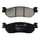 BRAKE PAD SET BREMBO FOR YAMAHA 125 XMAX ABS 2011>2016 REAR, 250 X-CITY 2007>2009 REAR, 250 XMAX 2005>2013 REAR/MBK 250 SKYLINER 2000>2002 REAR (SCOOTER CARBON CERAMIC) -07043CC