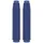 SOUFFLET DE FOURCHE MOTO POLISPORT BLEU DIAM INT 41 ET 58 mm - LONGUEUR 350 mm (PAIRE)