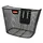 FRONT BASKET STEEL NID ABEILLE KLICKFIX 16L BLACK WITH PLATINE FIXE (35X26X25CM)