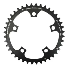 ROAD CHAINRING 5-BOLT DIA. 110 STRONGLIGHT DURAL 36T INNER BLACK TYPE SHIMANO 10/9-SPEED