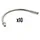 V-BRAKE NOODLE ELVEDES 130- STAINLESS STEEL (SOLD IN PACKS OF 10)
