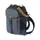 BAG REAR SAC TO DOS BICYCLE SIDE BASIL MILES RIGHT/LEFT SYSTEM MOUNTING KIT HOOK-ON WATERPROOF 17L BLUE/BLACK (POSSIBILITE SAC BANDOULIERE + SAC TO DOS) (44X14X31CM)