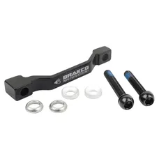 ADAPTER/REHAUSSE DISC BRAKE MTB POST-MOUNT FRONT/REAR BRAKCO CNC FOR DISC FRONT 160 mm TO 180 mm AND REAR 140 mm TO 160 mm