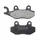 BRAKE PAD SET NEWFREN FOR KYMCO 50 AGILITY R10 2006>2014 4-STROKE, AGILITY R12 2007>2015 4-STROKE, 50-125 LIKE 2009>, 125 AGILITY RS 2009> FRONT/PEUGEOT 400 METROPOLIS 2017> REAR (FD0230BE) (ELITE ORGANIC)
